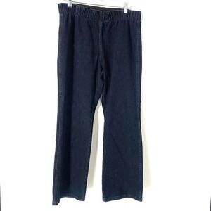 SOFT SURROUNDINGS The Ultimate Denim Pull On Bootcut Jeans women's size L‎
